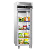 Commercial Upright Freezer Stainless steel PREMIUM - GN 2/1 - 700L - with 1 glass door
