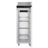 Commercial Upright Freezer Stainless steel PREMIUM - GN 2/1 - 700L - with 1 glass door