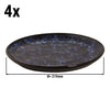(4 sztuki) BAMA BLUE – talerze – płaskie – Ø 210 mm – niebieskie