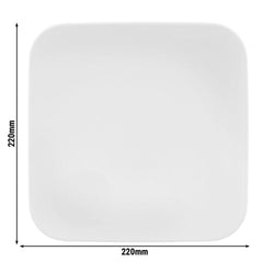 (6 sztuk) SELTMANN WEIDEN | Talerz płaski kwadratowy - 220x220mm