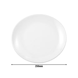 (6 sztuk) SELTMANN WEIDEN | Talerz płaski owalny - 250x230mm