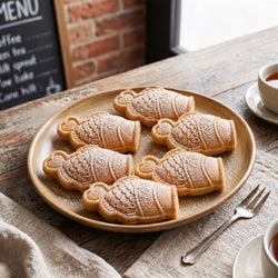 Płytki do maszyny do tartaletek TMOPH – kształt: 4 otwarte rybki taiyaki