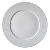(24 szt.) SEA WAVE - Talerz płytki - Porcelana - Ø 180mm - Biały