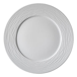 (24 szt.) SEA WAVE - Talerz płytki - Porcelana - Ø 180mm - Biały