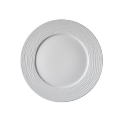 (24 szt.) SEA WAVE - Talerz płytki - Porcelana - Ø 180mm - Biały