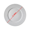 (24 szt.) SEA WAVE - Talerz płytki - Porcelana - Ø 180mm - Biały