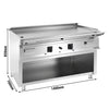 Płyta do smażenia Teppanyaki na gaz – 24 kW – wraz z podstawą