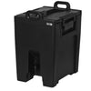 Termos na napoje – 40 L – z kranem – czarny