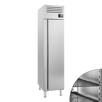 Commercial Upright Freezer Stainless steel PREMIUM PLUS - GN 1/1 - 325L - with 1 door