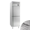Szafa mroźnicza Premium PLUS – stal nierdzewna – GN 2/1 – z 2 półdrzwiami