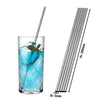 (50 pcs) Stainless Steel Straws - 200mm - ø 5mm - straight
