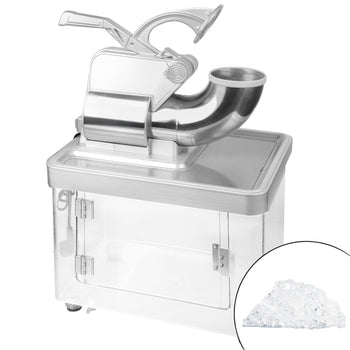 Kruszyarka do lodu płatkowego do montażu na blacie - 5 kg/min - stal nierdzewna - Prime Gastro