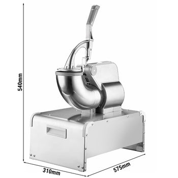 Kruszyarka do lodu płatkowego do montażu na blacie - 5 kg/min - stal nierdzewna - Prime Gastro