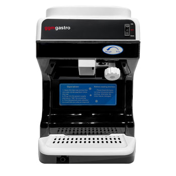 Kruszyarka do lodu płatkowego na blat - 2 kg/min - regulowana wielkość lodu - czarna - Prime Gastro