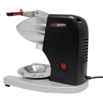 Kruszyarka do lodu płatkowego do montażu na blacie - 1,6 kg/min - czarna - Prime Gastro