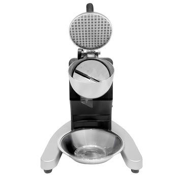 Kruszyarka do lodu płatkowego do montażu na blacie - 1,6 kg/min - czarna - Prime Gastro