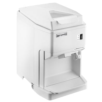 Kruszyarka do lodu płatkowego do montażu na blacie - 2 kg/min - regulowana wielkość kostek lodu - biała - Prime Gastro