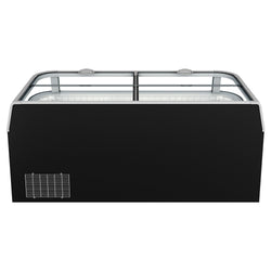 Supermarket – zamrażarka wyspowa – 1850 mm – 523 litrów – z 2 przesuwanymi drzwiami – czarna