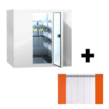 Komora mroźnicza - 1800x2100mm - 5,13m³ - włącznie z kurtyną lamelową - Prime Gastro