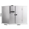 Stainless steel freezing chamber - 2100x1500mm - 4.14m³ - including freezing unit and lamella curtain