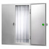 Stainless steel freezing chamber - 2100x1500mm - 4.14m³ - including lamella curtain