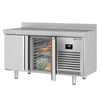 Stół mroźniczy Premium PLUS – 1468 x 700 mm – 305 L – z 2 drzwiami – z rantem