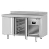 Stół mroźniczy Premium PLUS – 1468 x 700 mm – 305 L – z 2 drzwiami – z rantem
