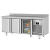 Stół mroźniczy Premium PLUS – 1960 x 600 mm – 385 L – z 3 drzwiami – z rantem