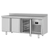 Stół mroźniczy Premium PLUS – 1960 x 600 mm – 385 L – z 3 drzwiami – z rantem