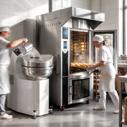 Dough mixer – bakery – 52 L – 35 kg – with 2 speeds – for bread dough