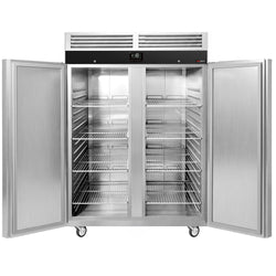 Zamrażarka ze stali nierdzewnej PREMIUM – GN 2/1 – 1350 litrów – z 2 drzwiami