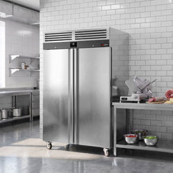 Zamrażarka ze stali nierdzewnej PREMIUM – GN 2/1 – 1350 litrów – z 2 drzwiami