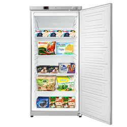 Zamrażarka do przechowywania ze stali nierdzewnej ECO - 400 litrów - z 1 drzwiami - wnętrze drzwi z tworzywa sztucznego