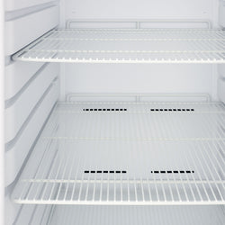 Zamrażarka magazynowa ECO – 600 litrów – z 1 drzwiami i 11 koszami – wnętrze drzwi z tworzywa sztucznego – czarna