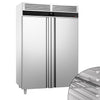 Commercial Upright Freezer Stainless steel PREMIUM - GN 2/1 - 1400L - with 2 doors