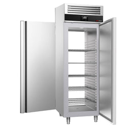 Zamrażarka przelotowa ze stali nierdzewnej PREMIUM - GN 2/1 - 700 litrów - z 1 drzwiami przednimi & tylnymi