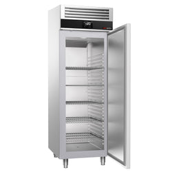 Zamrażarka przelotowa ze stali nierdzewnej PREMIUM - GN 2/1 - 700 litrów - z 1 drzwiami przednimi & tylnymi