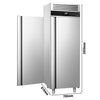 Szafa mroźnicza przelotowa ze stali nierdzewnej PREMIUM - GN 2/1 - 1500L - 700x810mm - 1 drzwi przód i tył - chłodzenie wentylowane; HACCP