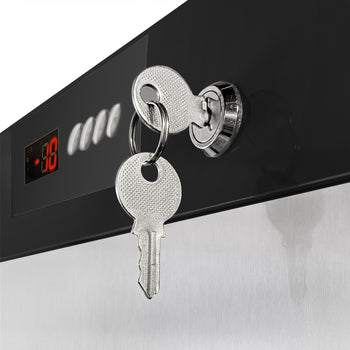 Zamrażarka skrzyniowa ze stali nierdzewnej PREMIUM - 200 litrów - z 1 drzwiami - powierzchnia wewnętrzna drzwi wykonana z tworzywa sztucznego - Prime Gastro