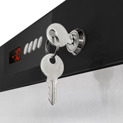 Szafa mroźnicza PREMIUM ze stali nierdzewnej - 600 litrów - z 1 drzwiami - wnętrze drzwi z tworzywa sztucznego