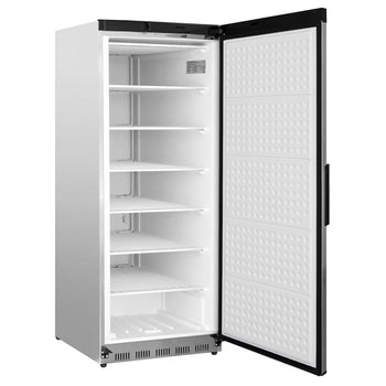 Szafa mroźnicza PREMIUM ze stali nierdzewnej - 600 litrów - z 1 drzwiami - wnętrze drzwi z tworzywa sztucznego - Prime Gastro