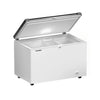 LIEBHERR commercial chest freezer - 404 litres - stainless steel lid