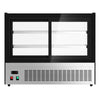 Countertop display fridge - 105L - 700mm - Double glazing - with 2 glass shelves - 2 rear sliding glass doors