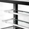 Countertop display fridge - 140L - 900mm - Double glazing - with 2 glass shelves - rear sliding glass doors