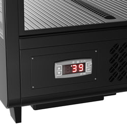 Witryna chłodnicza stołowa - 100 litrów - 680 mm - okrągła - z 2 półkami