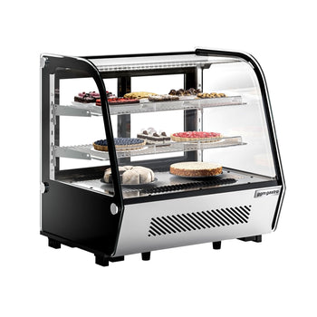 Witryna chłodnicza stołowa - 120 litrów - 690 mm - okrągła - z 2 półkami - Prime Gastro