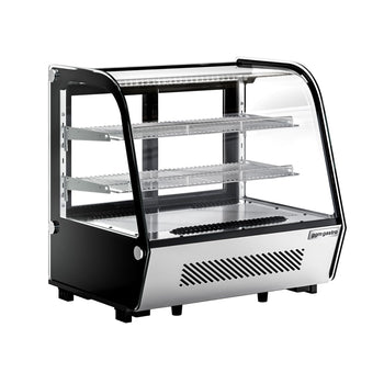 Witryna chłodnicza stołowa - 120 litrów - 690 mm - okrągła - z 2 półkami - Prime Gastro