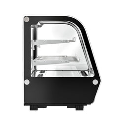 Witryna chłodnicza stołowa - 120 litrów - 690 mm - okrągła - z 2 półkami