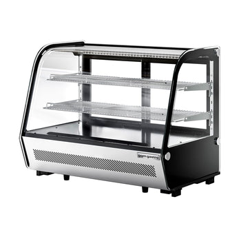 Witryna chłodnicza stołowa - 160 litrów - 870 mm - okrągła - z 2 półkami - Prime Gastro