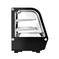 Witryna chłodnicza stołowa - 160 litrów - 870 mm - okrągła - z 2 półkami